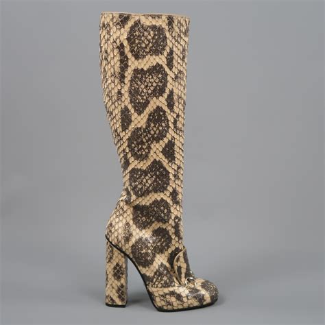 gucci snakeskin boots|Gucci snake boots price.